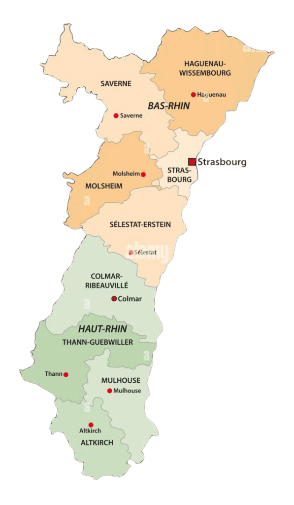 carte alsace zones intervention sécurité sécurité strasbourg colmar mulhouse carte